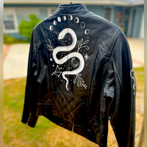 Swift Inspired Leather Jacket - Picture 1 of 9